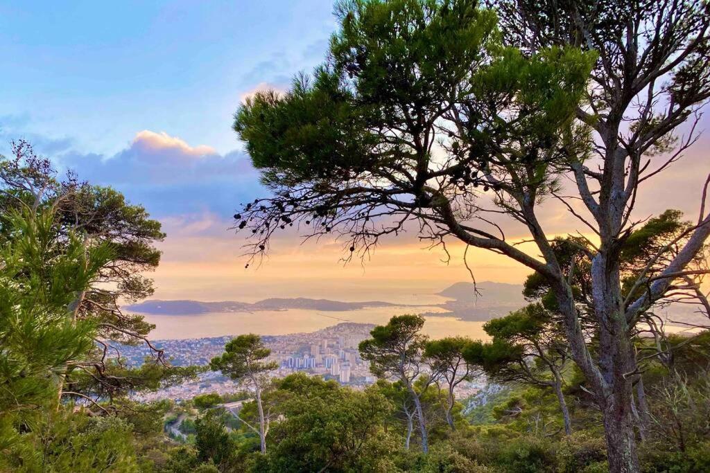 Vue Faron - Appart Cosy - Proche Telepherique/Gare Toulon Exteriör bild
